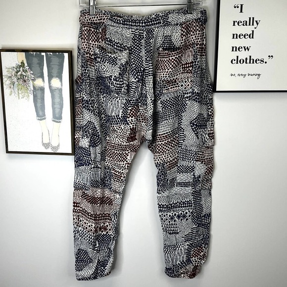 Hei Hei Anthropologie Nouveau Harem Jogger Pants SZ S - Picture 9 of 12